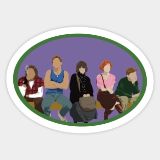 Breakfast Club Sit-in Sticker